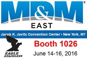 Eagle Stainless will be at MD&M East NY